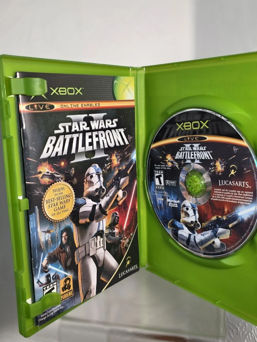 Star Wars Battlefront 2 Microsoft Xbox CIB Complete w/ Manual Video Game